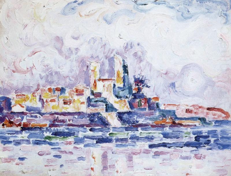 Paul Signac red sunset china oil painting image